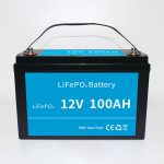 Conjunto de bateria de fosfato de ferro de lítio lifepo4 12v 100ah com bms para scooter de carro elétrico RV