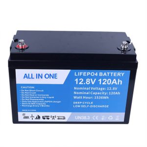 Bateria recarregável 12V 120Ah Bateria de íon de lítio