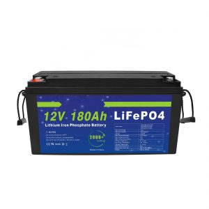 Bateria de lítio LiFePO4 12V 180Ah para sistemas de armazenamento de energia solar para bicicletas elétricas