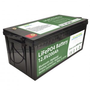 Bem vendida bateria rv de 2,56 kWh lifepo4 batteri 12v 200Ah 6000 ciclos