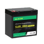 TUDO EM UM Ciclo Profundo de Bateria Lifepo4 12v 50ah