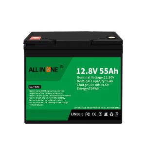 Substituição de baterias LiFePO4 para bateria de ácido chumbo 12V 55Ah