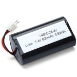 Bateria de lítio 14500 7,4 V 800 mAH