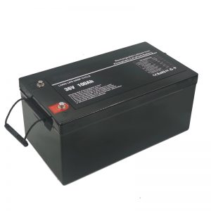 Bateria de íon de lítio à prova d'água de ciclo profundo 36v 100ah lifepo4 36v para barco marinho e ev