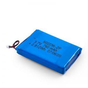 Bateria recarregável LiPO 502236 3,7V 380mAH / 3,7V 760mAH / 7,4V 380mAH