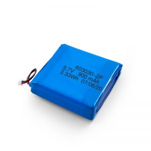Bateria Li-Po Lipo recarregável personalizada de 3,7 V 450 530 550 700 750 800 900Mah