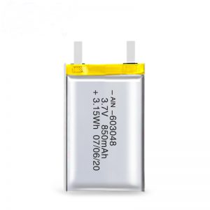 Bateria recarregável LiPO 603048 3,7V 850mAh / 3,7V 1700mAH / 7,4V 850mAH