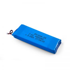 Bateria recarregável LiPO 651648 3,7V 460mAh / 3,7V 920mAH / 7,4V 460mAH