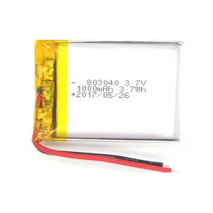 Bateria Lipo 803040 3.7V 1000mAh 083040 com pcm e fio