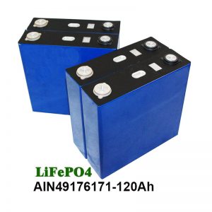 Bateria prismática LiFePO4 3.2V 120AH para sistema solar de motocicleta UPS